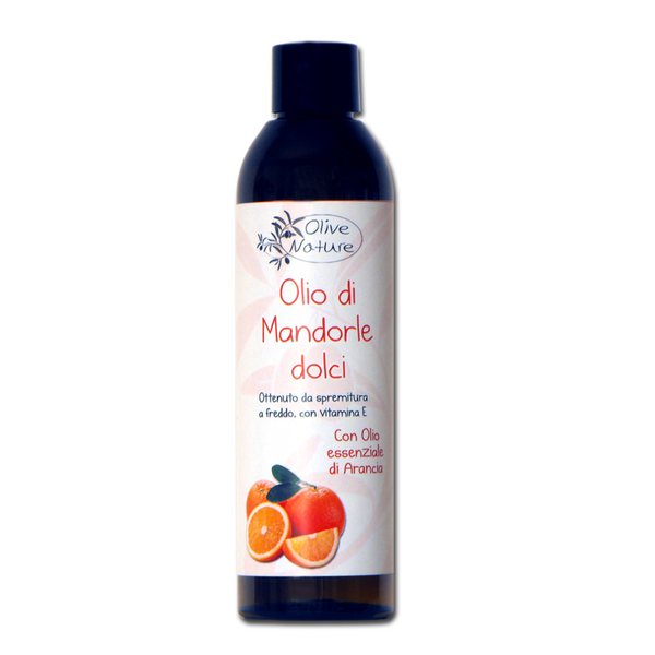 Olio alla Mandorla Dolce con Vitamina E (Profumato all'Arancia) - 250ml
