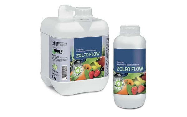 Fertilizzante Correttivo per Piante Zolfo Flow - Prodotto per Agricoltura Biologica (Correttivo - Sospensione di zolfo in acqua) 1 Kg